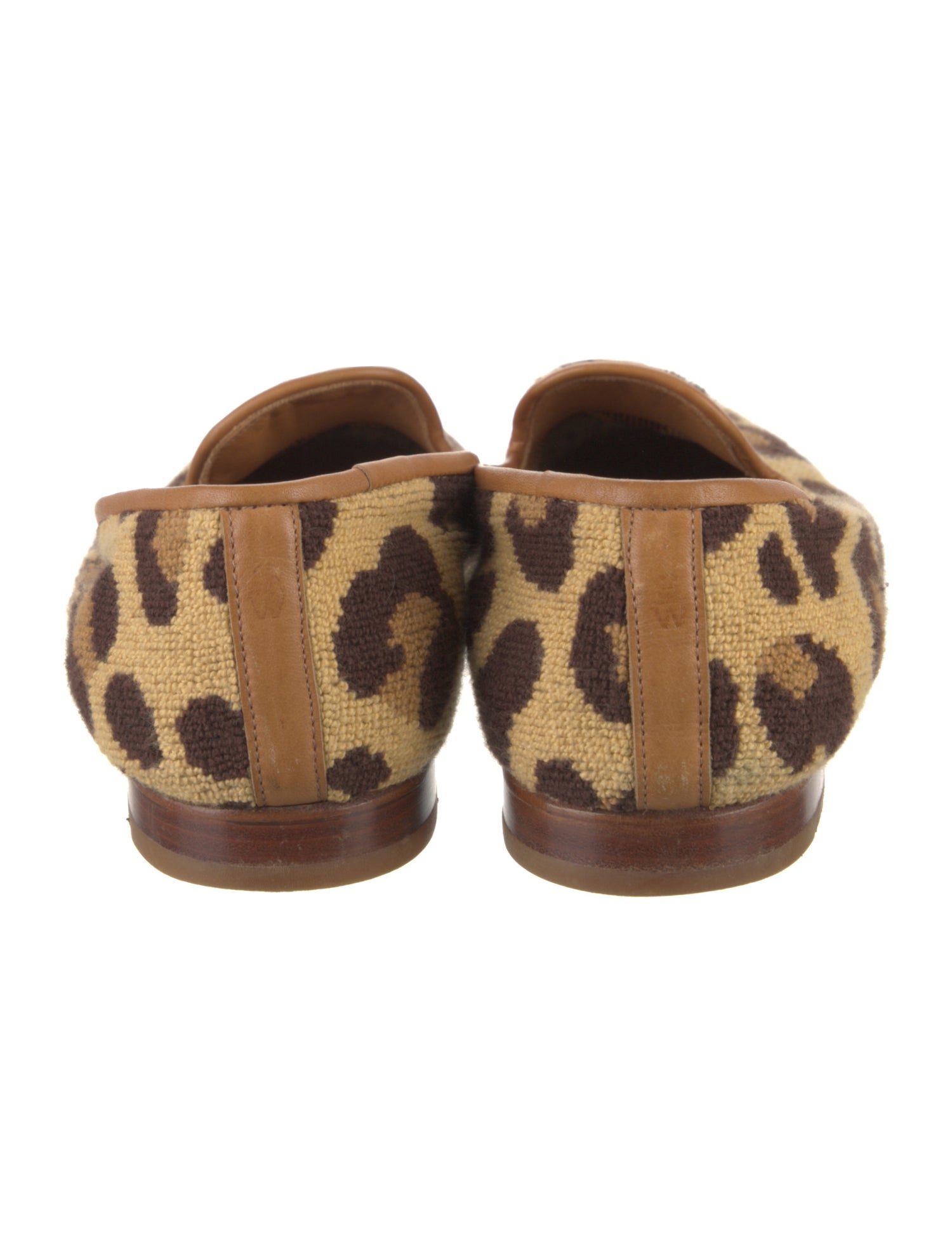 Stubbs & Wootton Animal Print Loafers